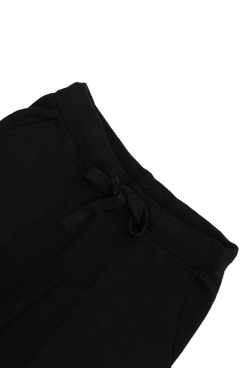 Drawstring Sweater Knit Pants - Image 5