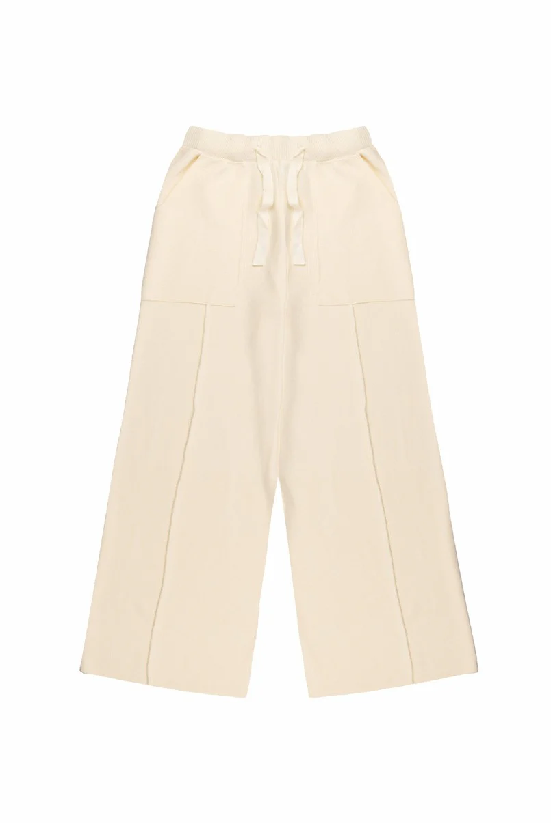 Drawstring Sweater Knit Pants - Image 8