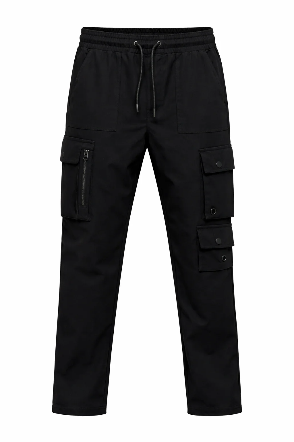 Drawstring Cargo Joggers - Image 3