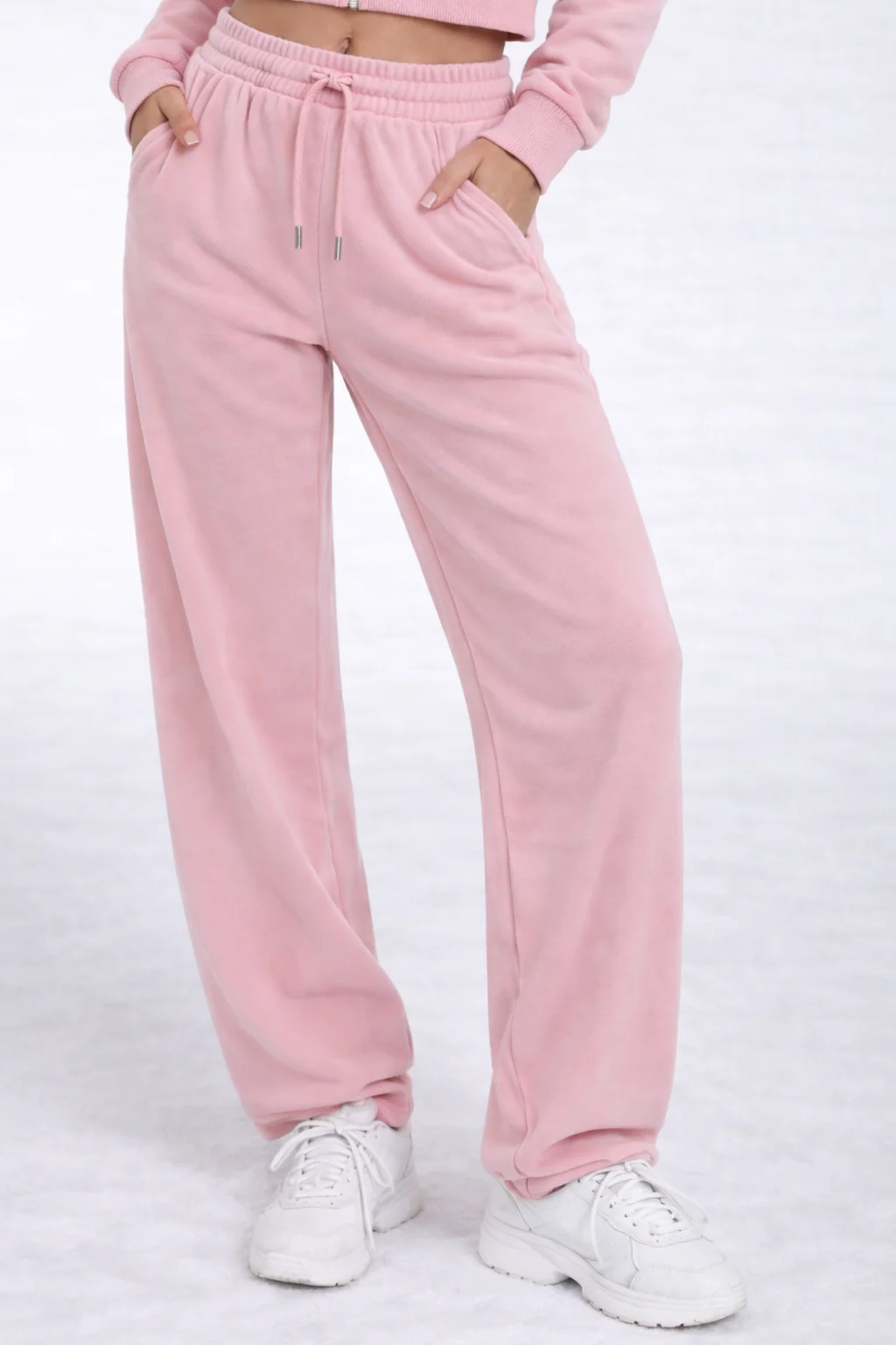 Drawstring Relaxed Fit Pants - Image 2