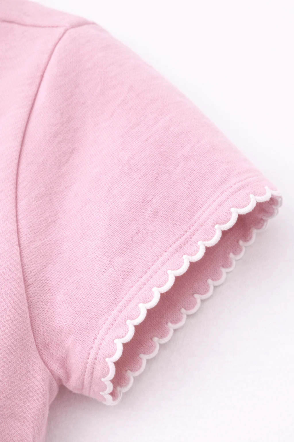 Scalloped Edge Short Sleeve Polo Shirt - Image 8