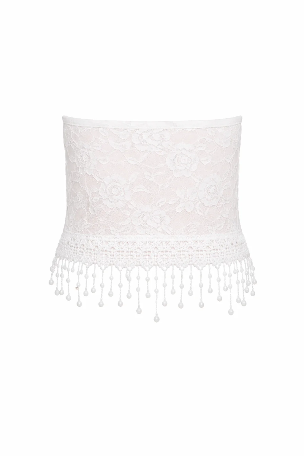 Bandeau Lace Crop Top - Image 6