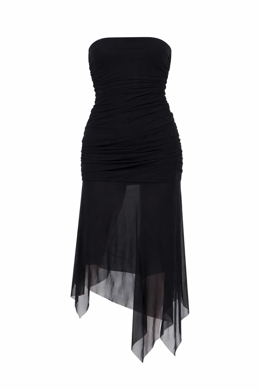 Tube Mesh Midi Dress - Image 2
