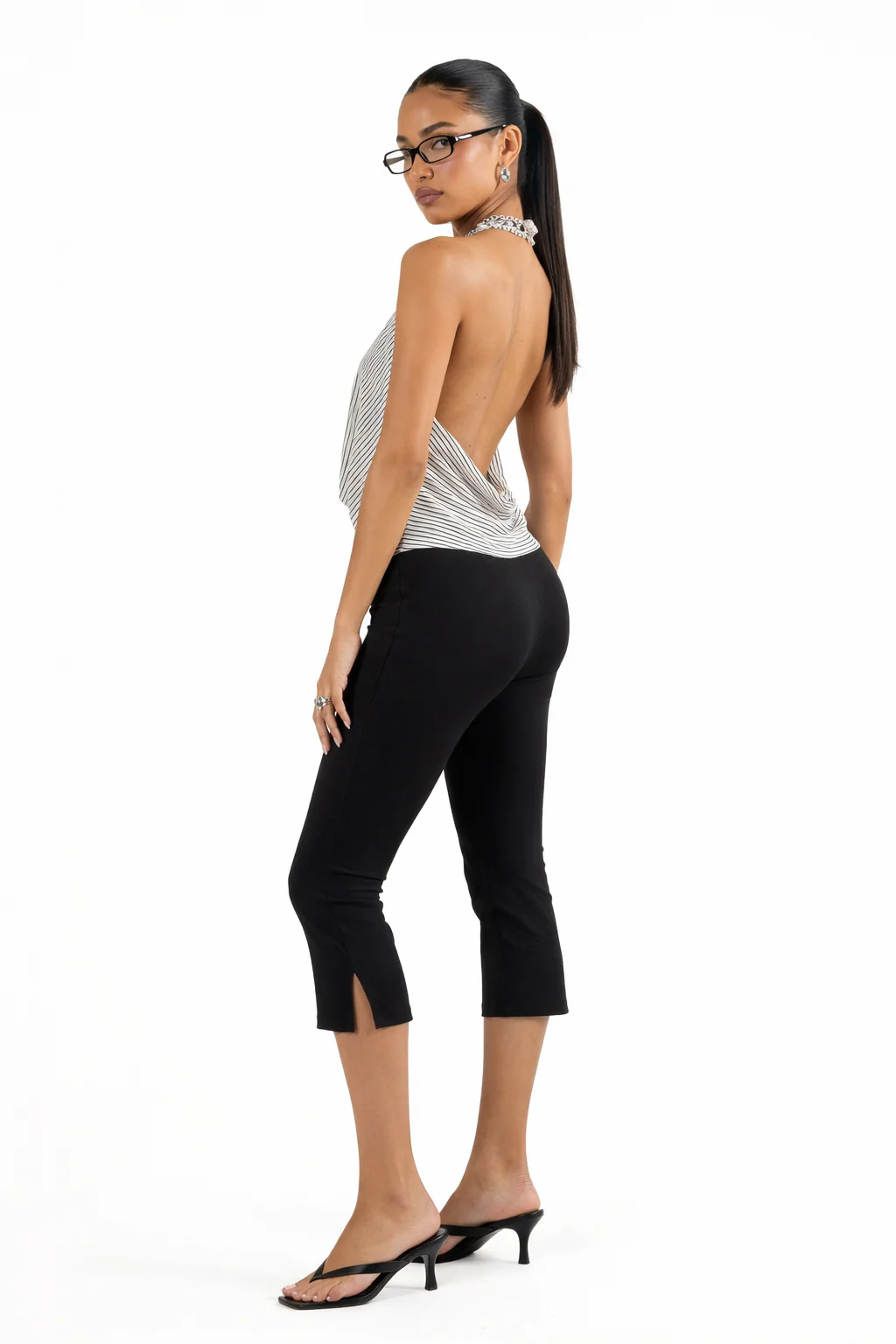 Fitted Capri Pants - Image 2