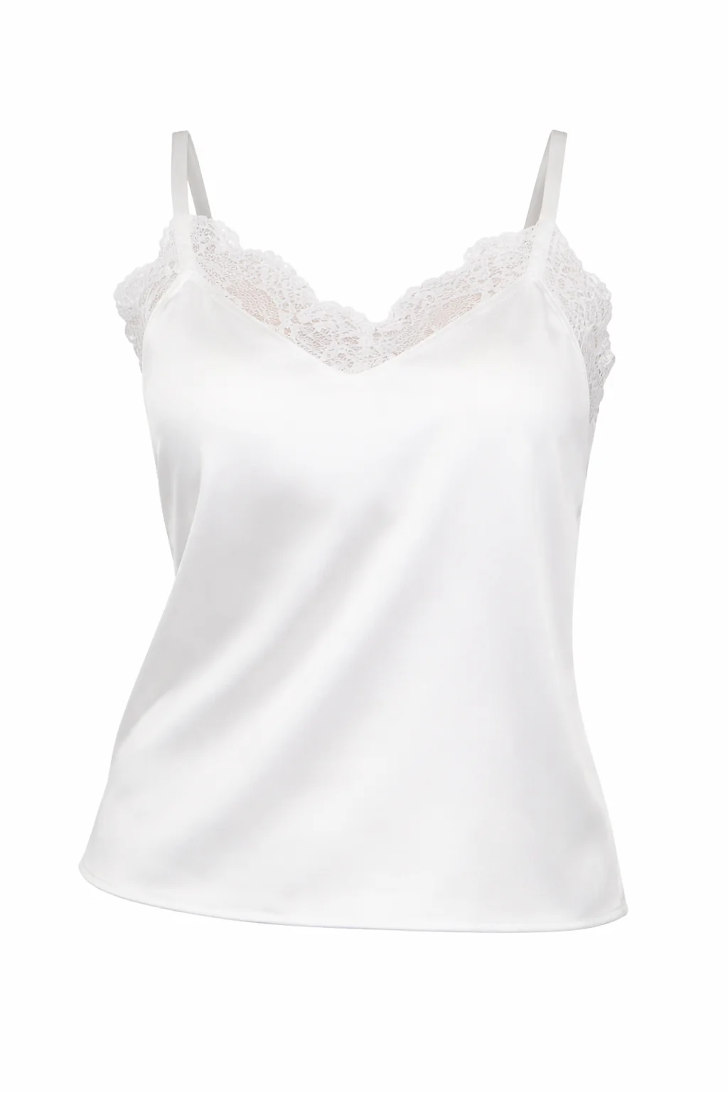 Satin & Lace Tank Top - Image 2