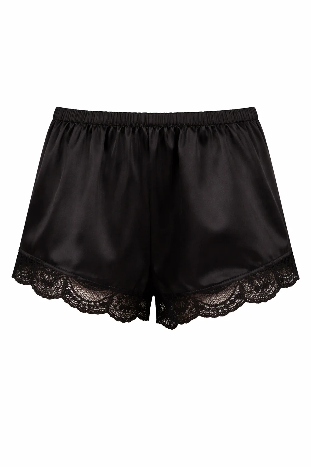 Satin & Lace Shorts - Image 2