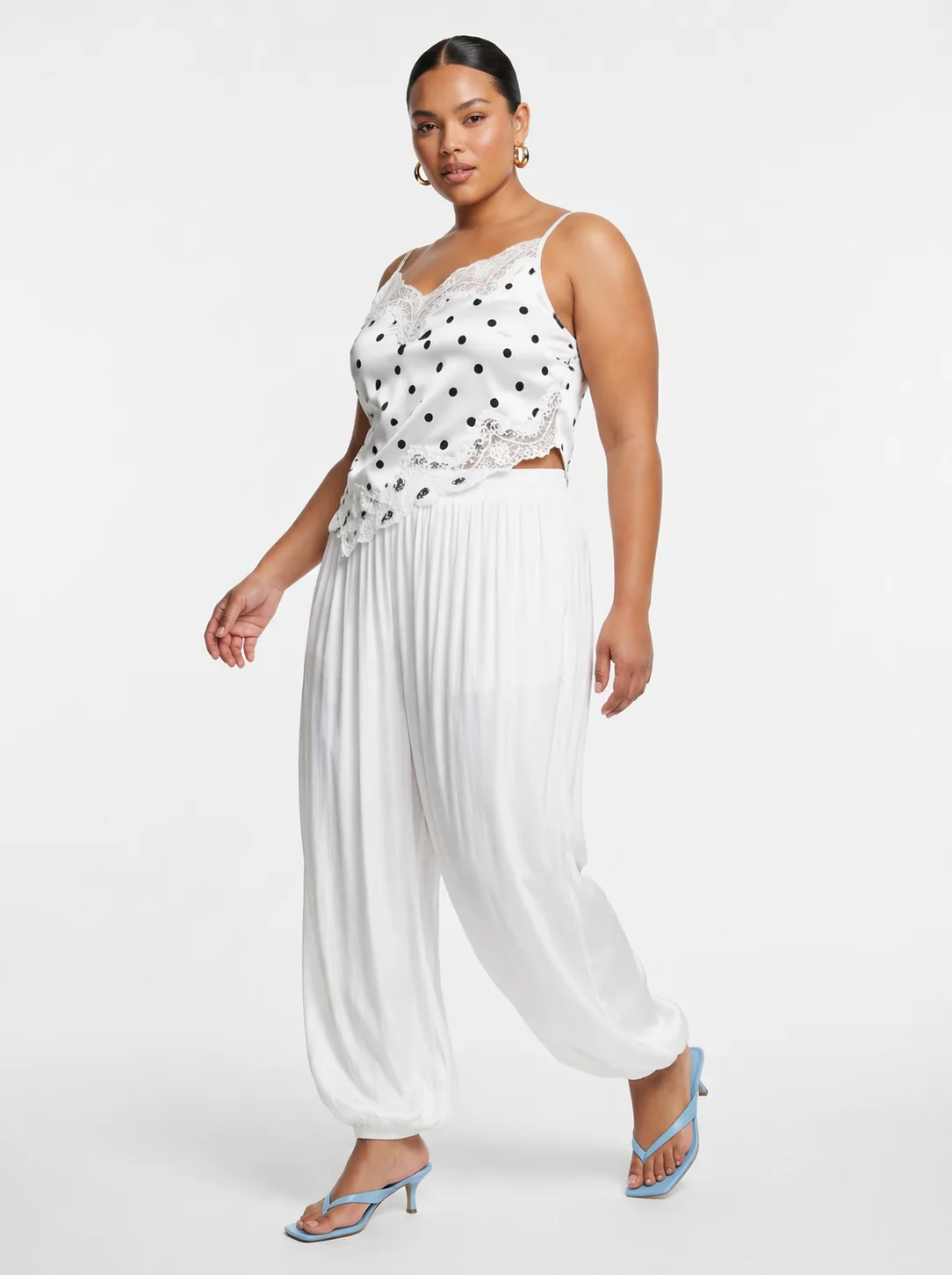 Plus Lightweight Balloon Pants