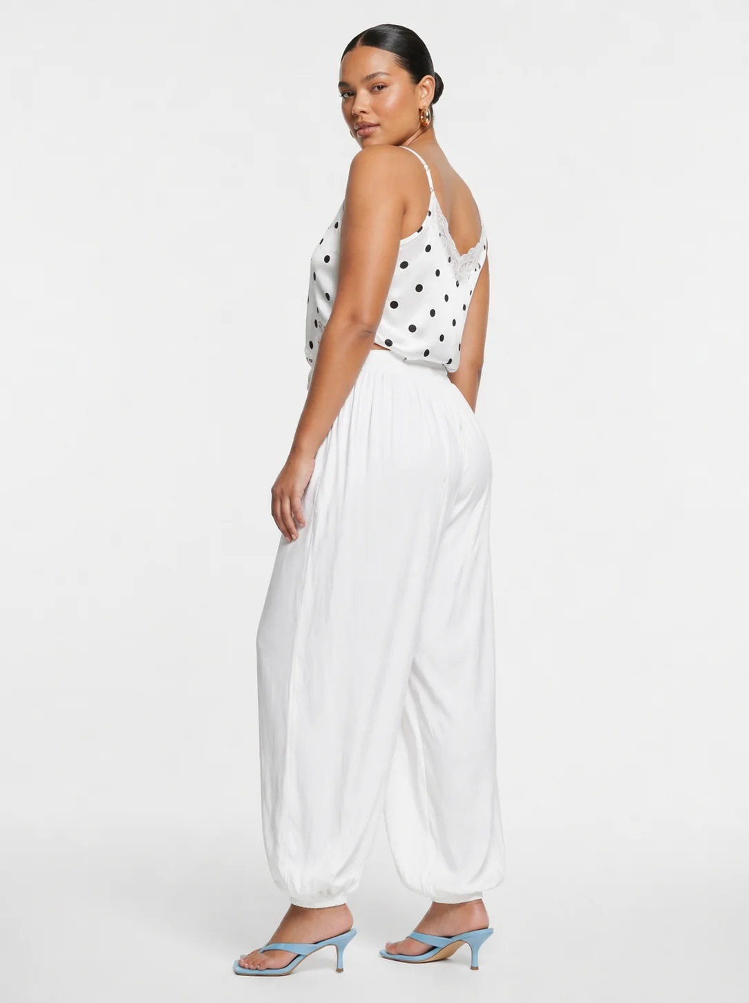 Plus Lightweight Balloon Pants - Image 2