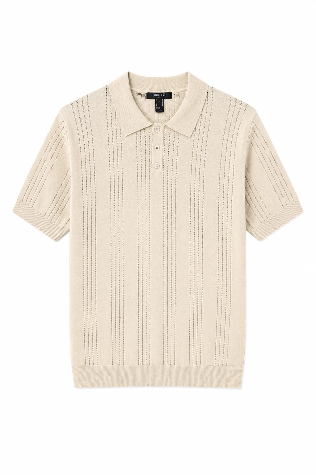 Lightweight Knit Polo Shirt - Image 3