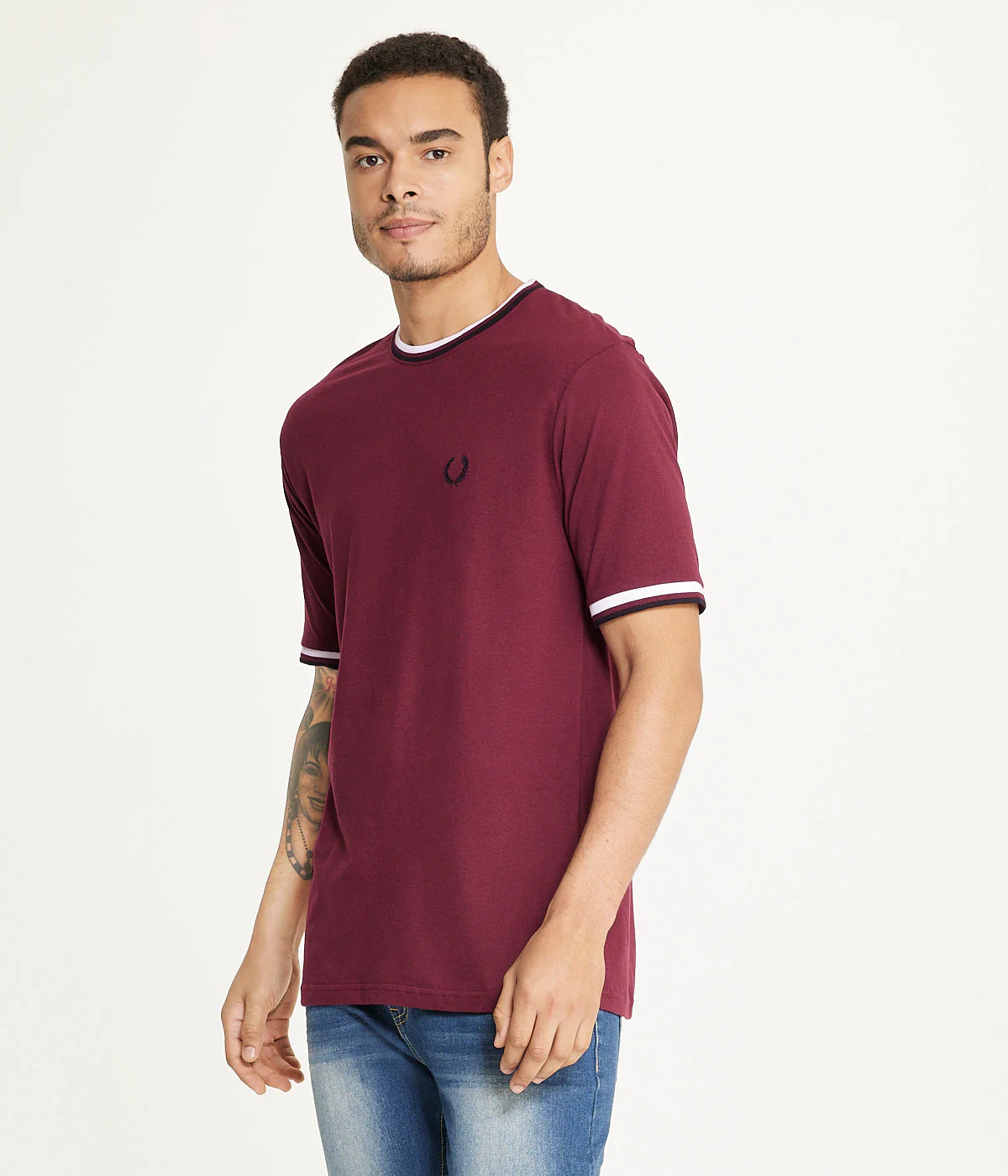 Brooklyn Laundry Men's Tonal Embroidery Crew Neck Tee - Image 2