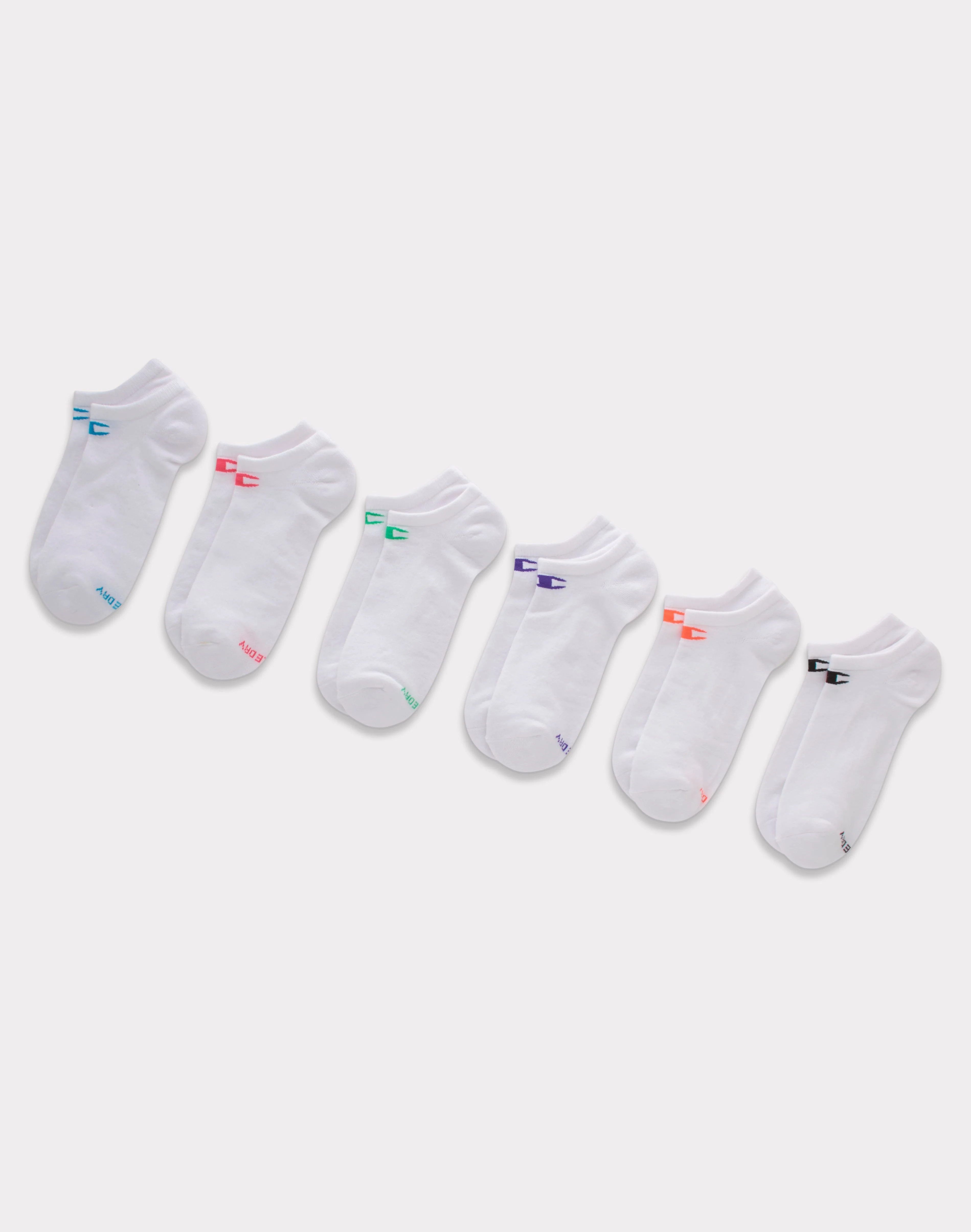 Champion Women's 6 Pack Low Cut Socks