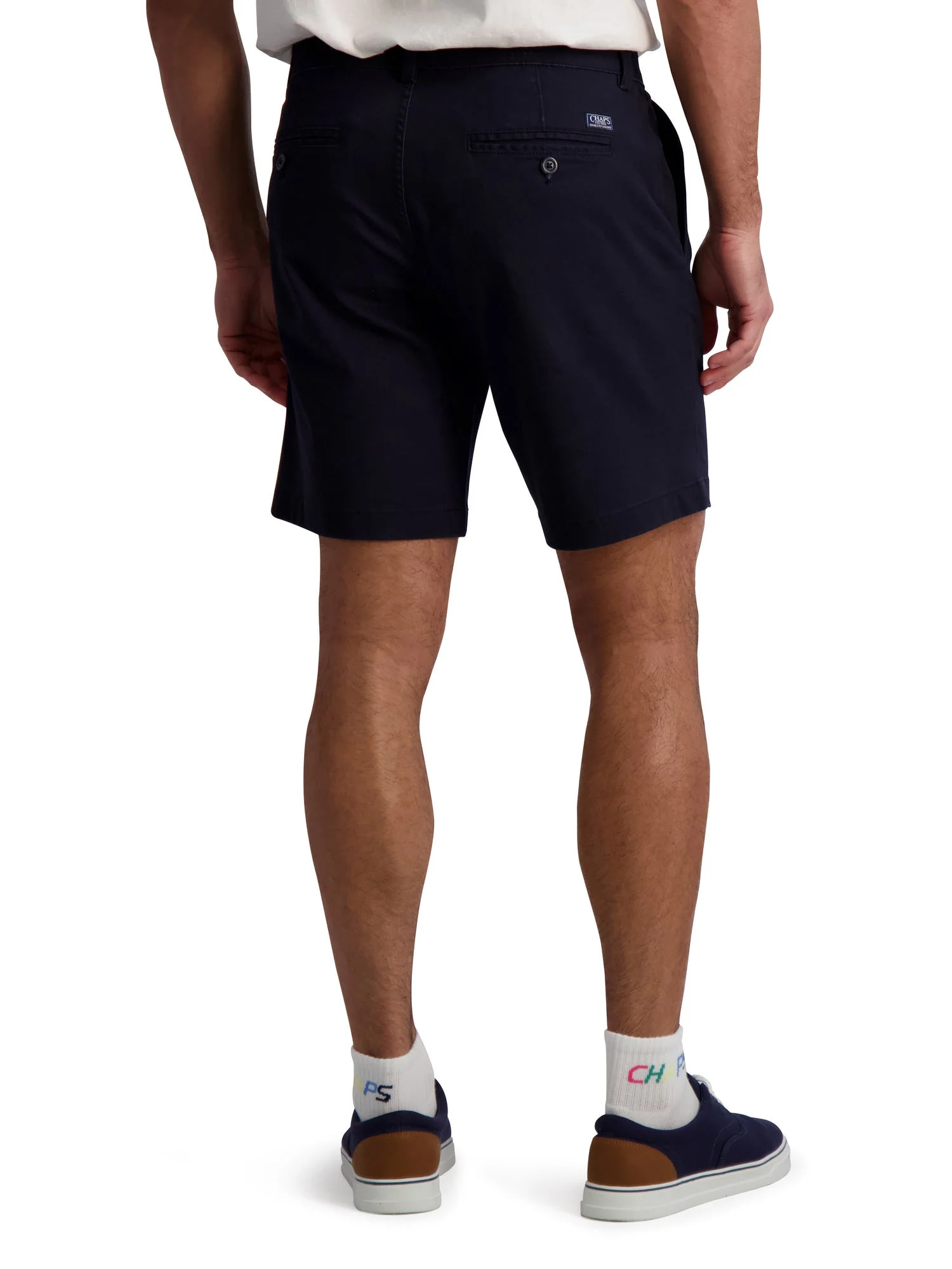 Chap's Men's 9" Flat Front Stretch Twill Short - Image 3