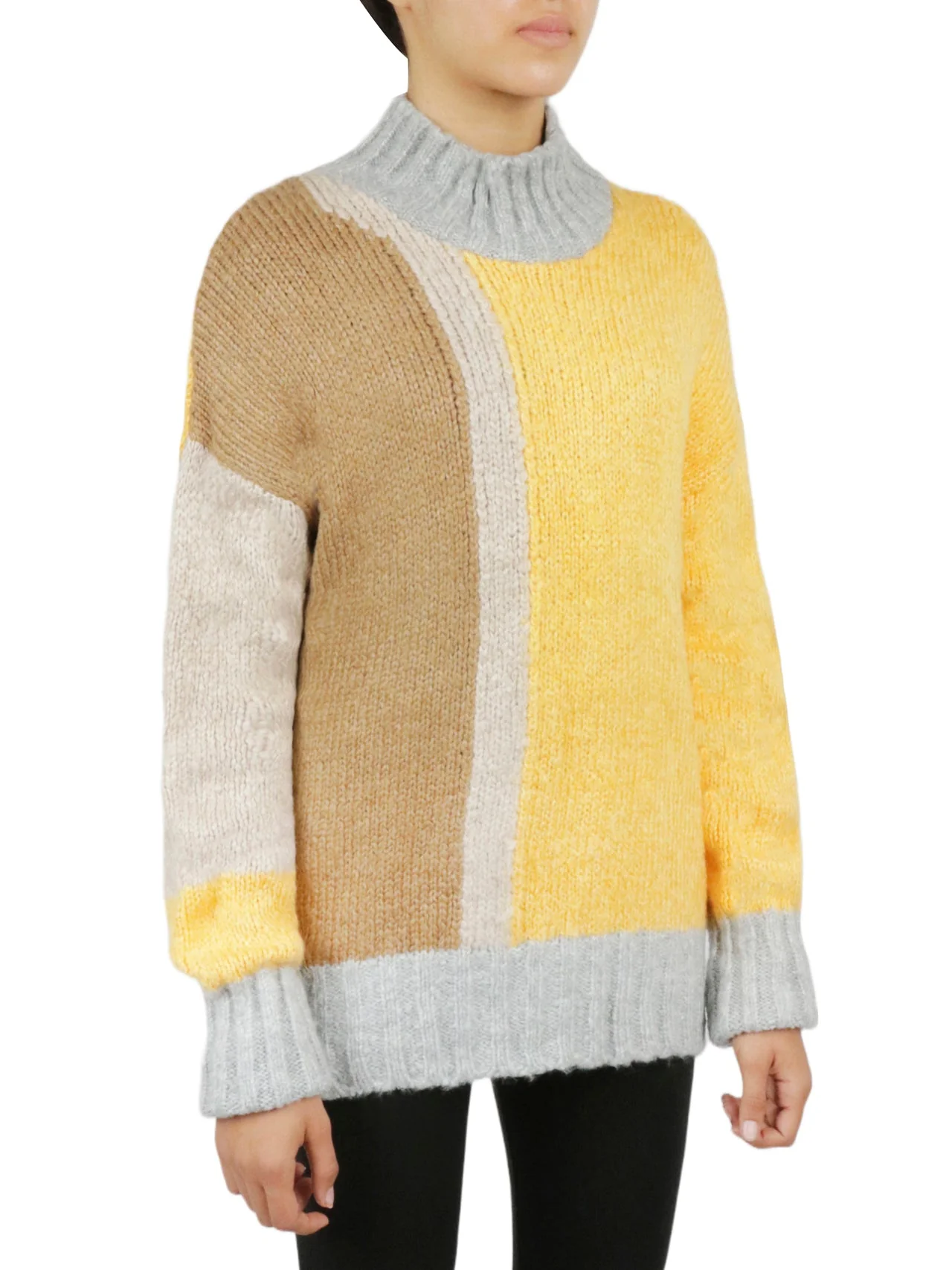 Color Block Tunic Sweater - Image 8