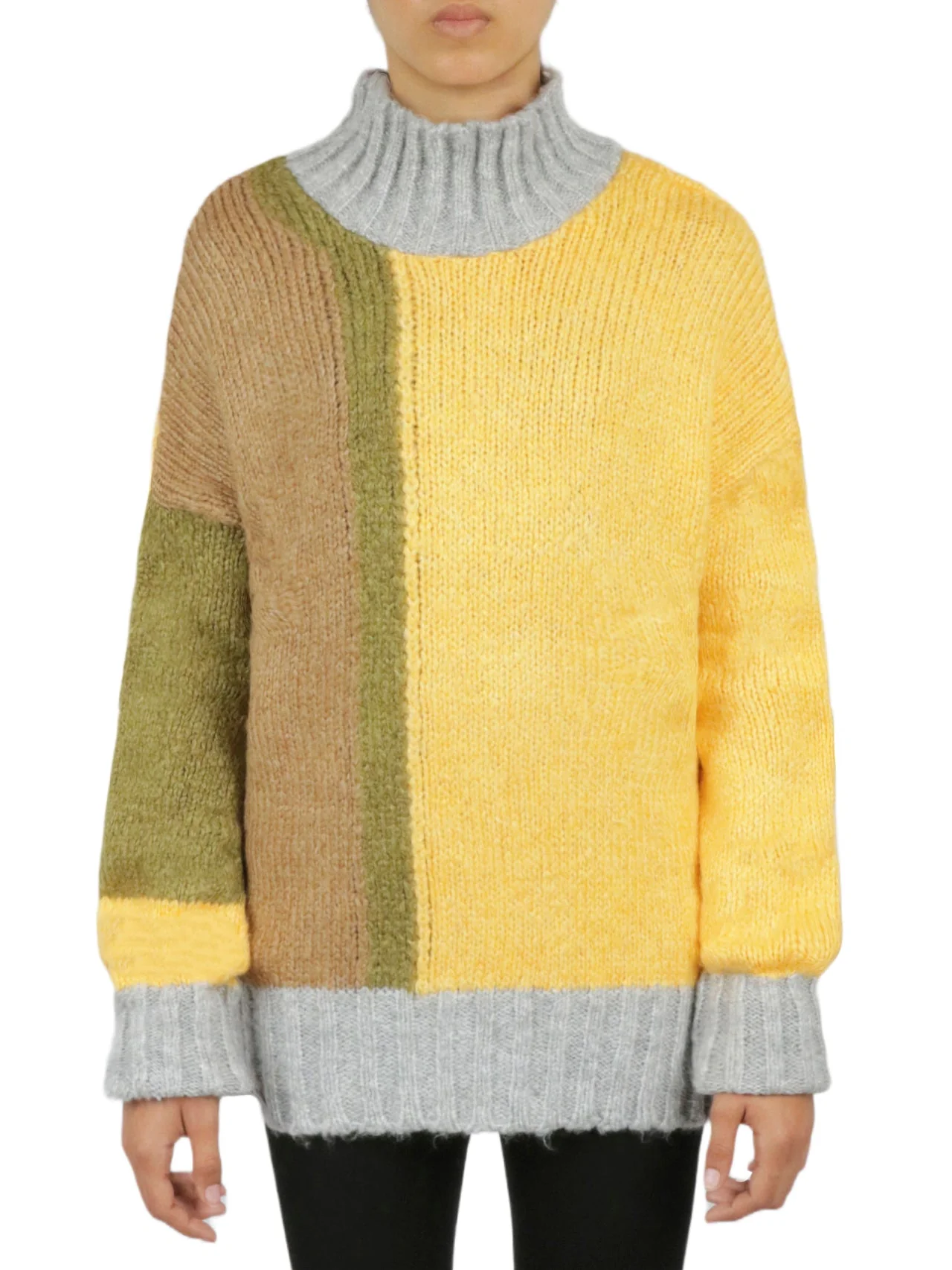 Color Block Tunic Sweater - Image 9