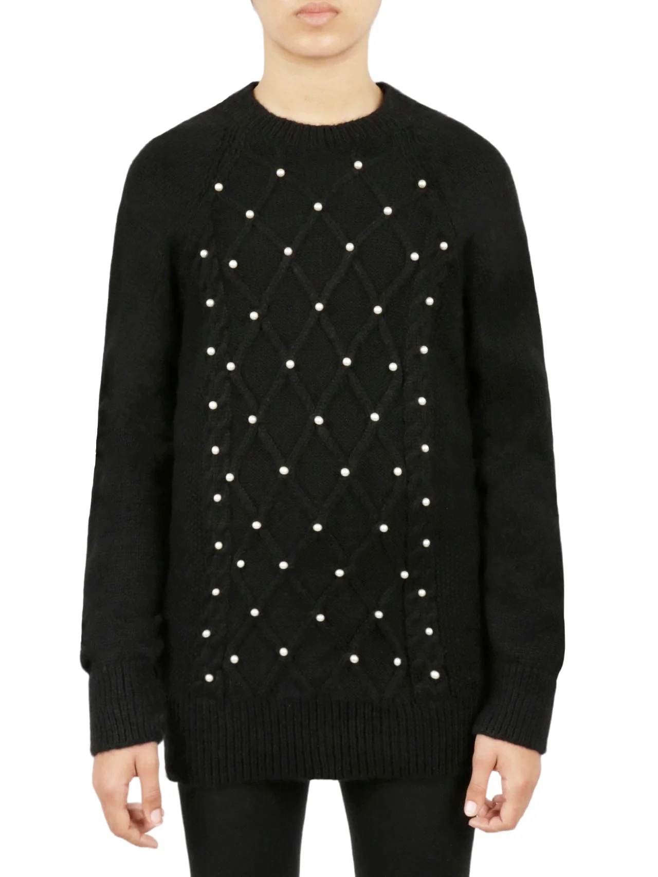 Embellished Cable Pullover - Image 5