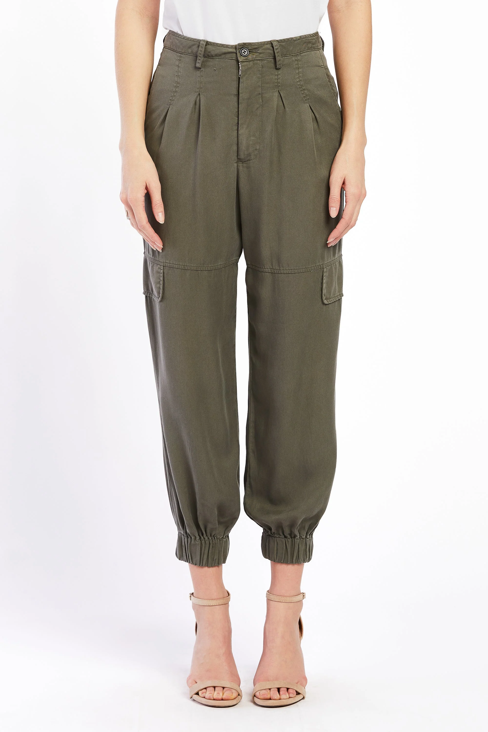 Laurent Soft Cargo Jogger Pants