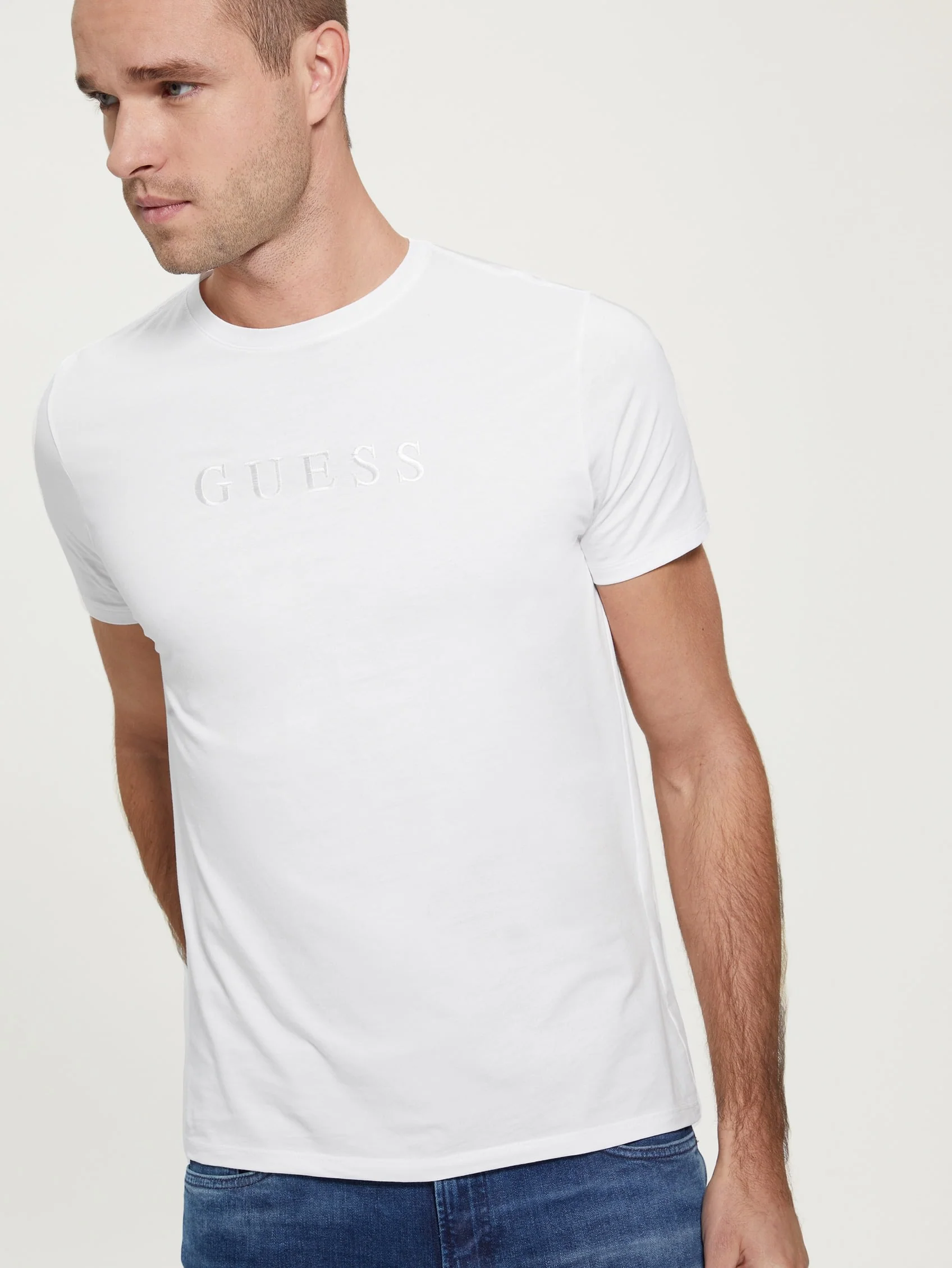 Men's Embroidered Logo Tee - Image 6