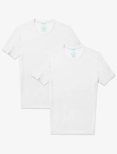 Men's Second Skin Crew Neck Stay-Tucked 2-Pack