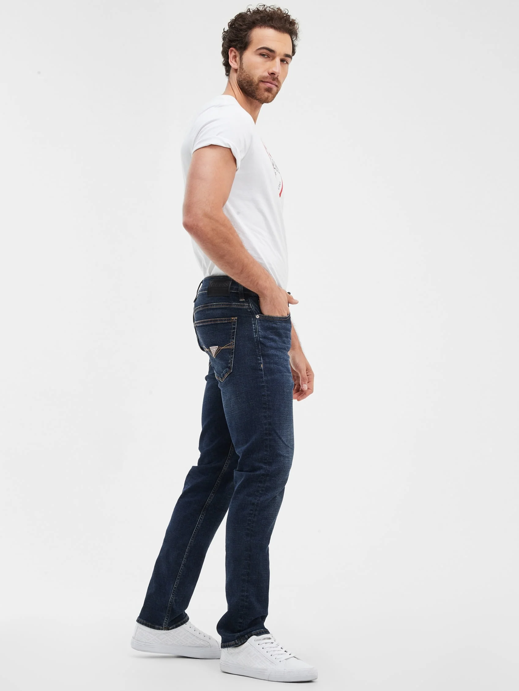 Men's Slim Straight Jeans - Image 3