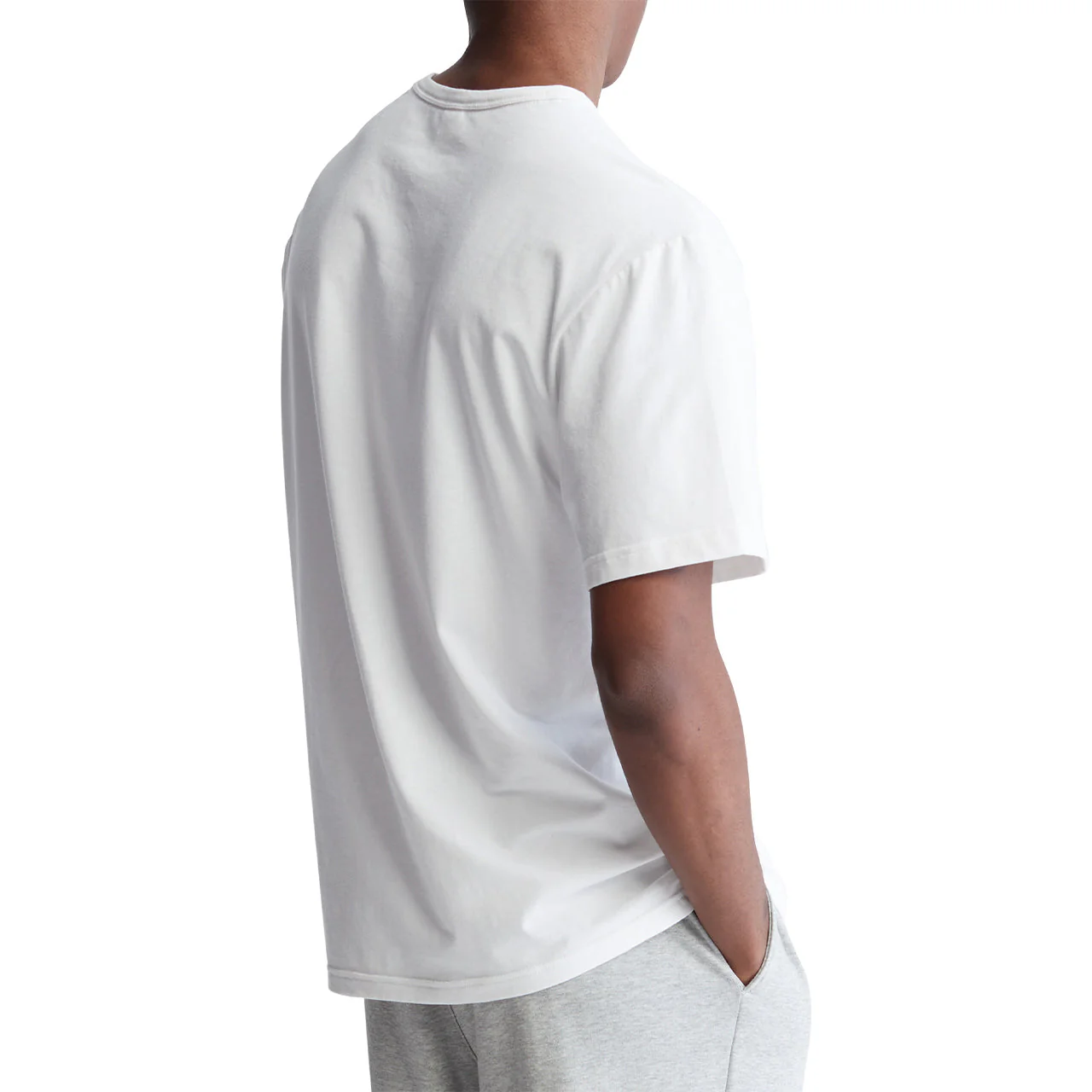 Modern Cotton Short Sleeve Crew Neck Tee Brilliant White - Image 2