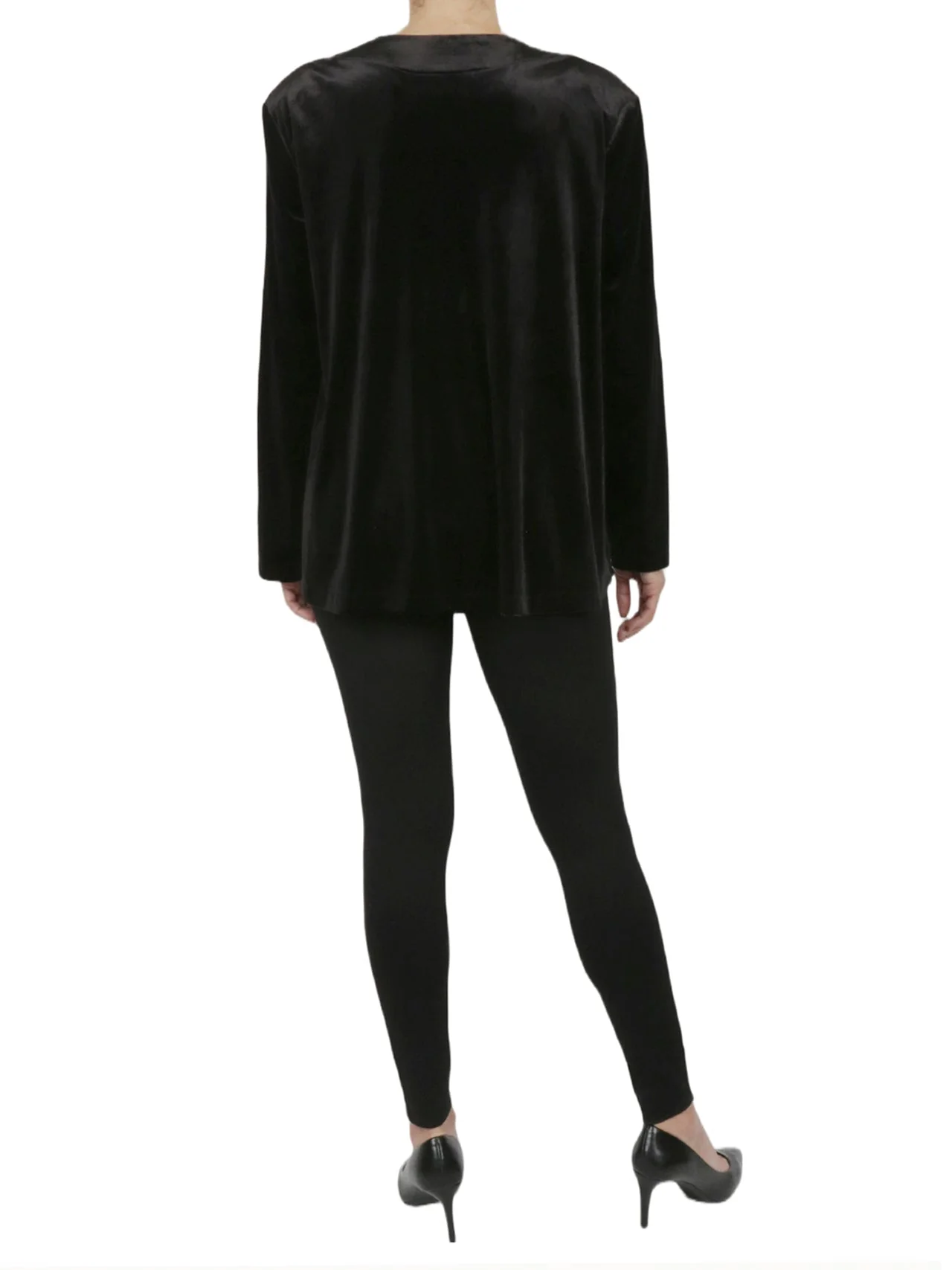 Open Front Cardigan Blazer - Image 3