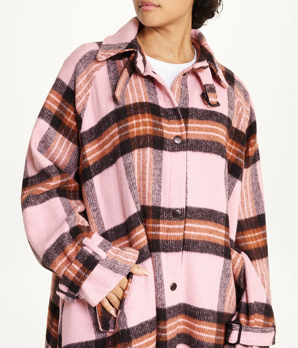 Oversized Plaid Shacket - Image 5