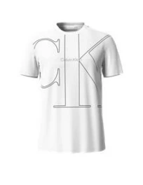 Short Sleeves Chest Monogram Crew - Image 3