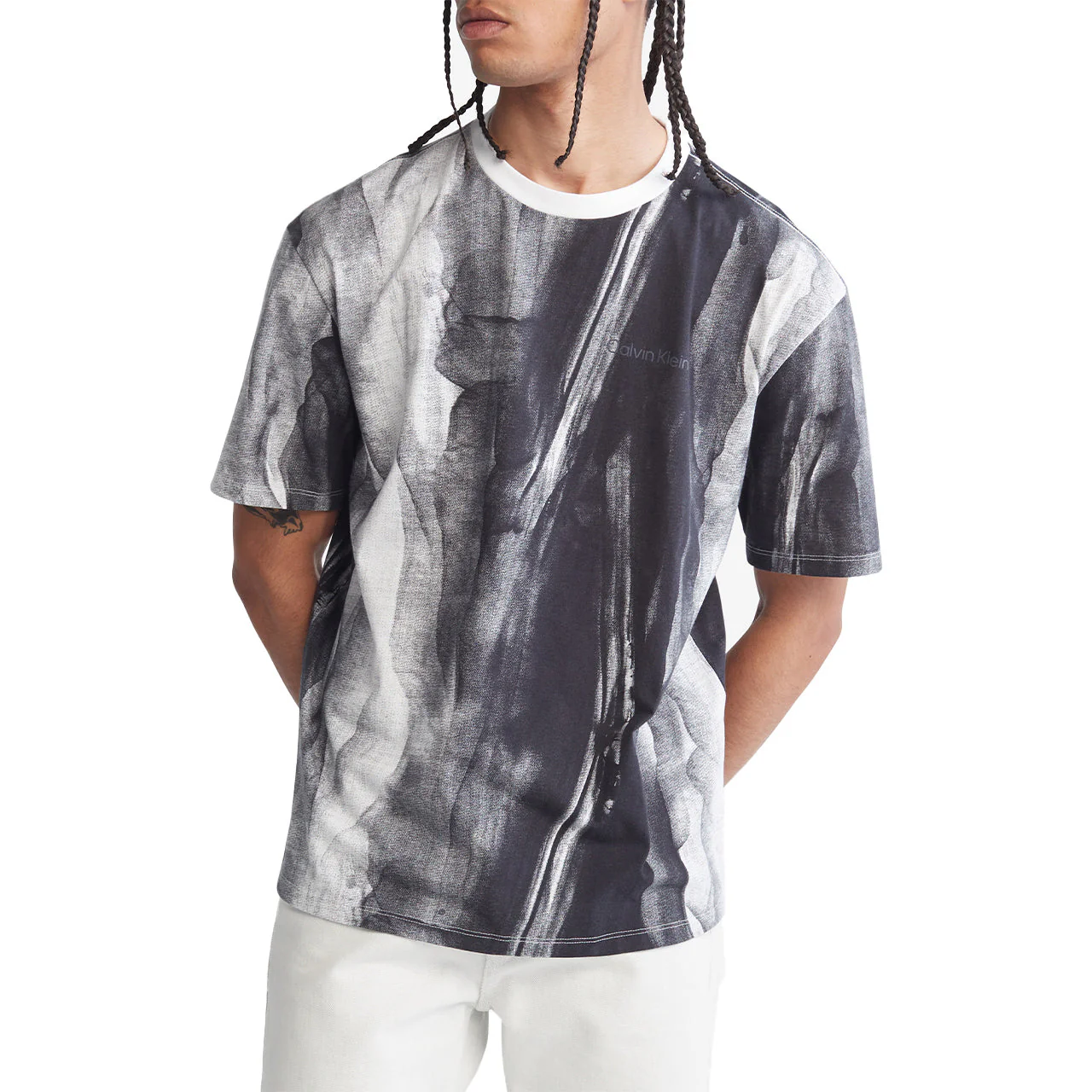 Short Sleeves Relaxed Aop Slub Tee - Image 2