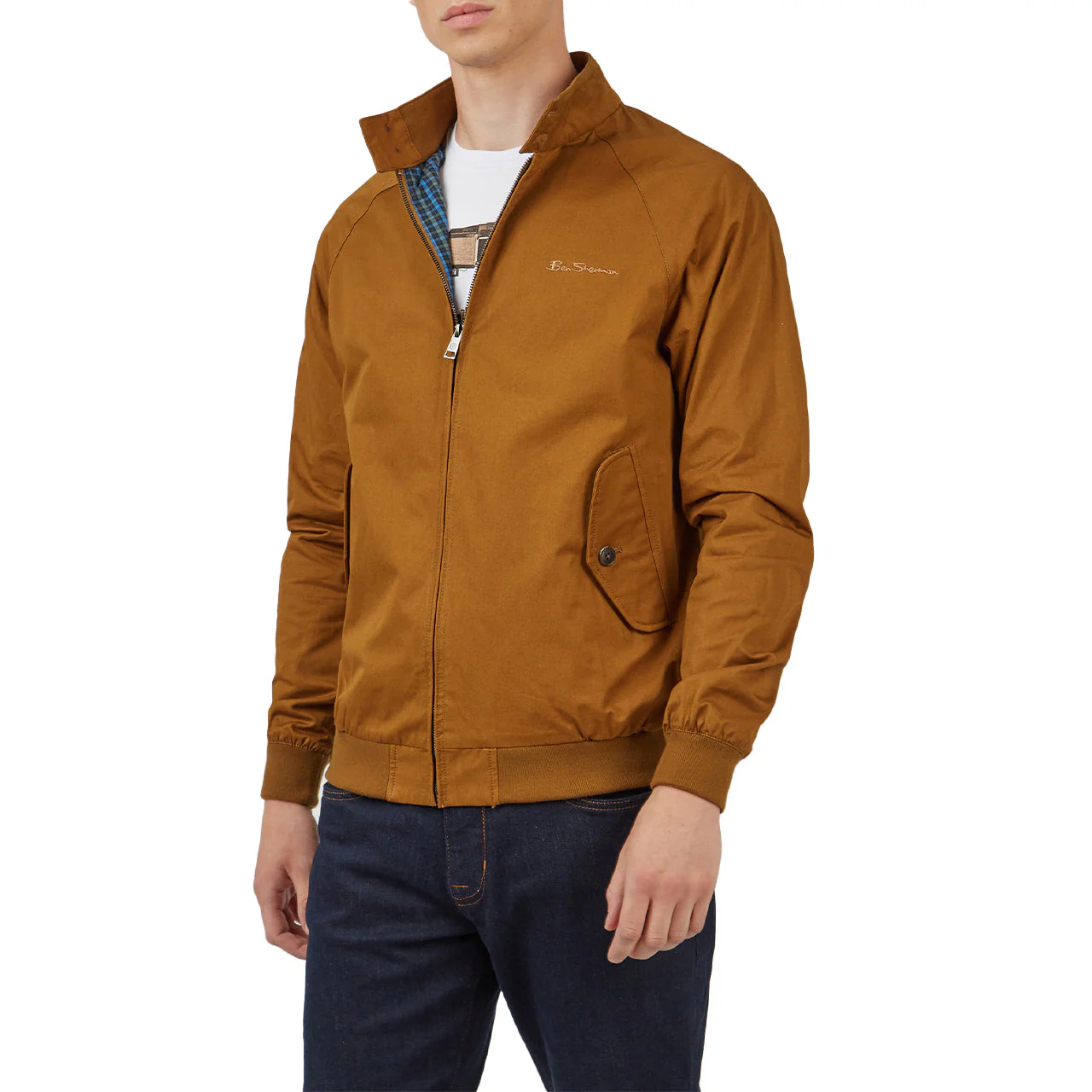 Signature Harrington Jacket with 2-Button Collar - Image 10