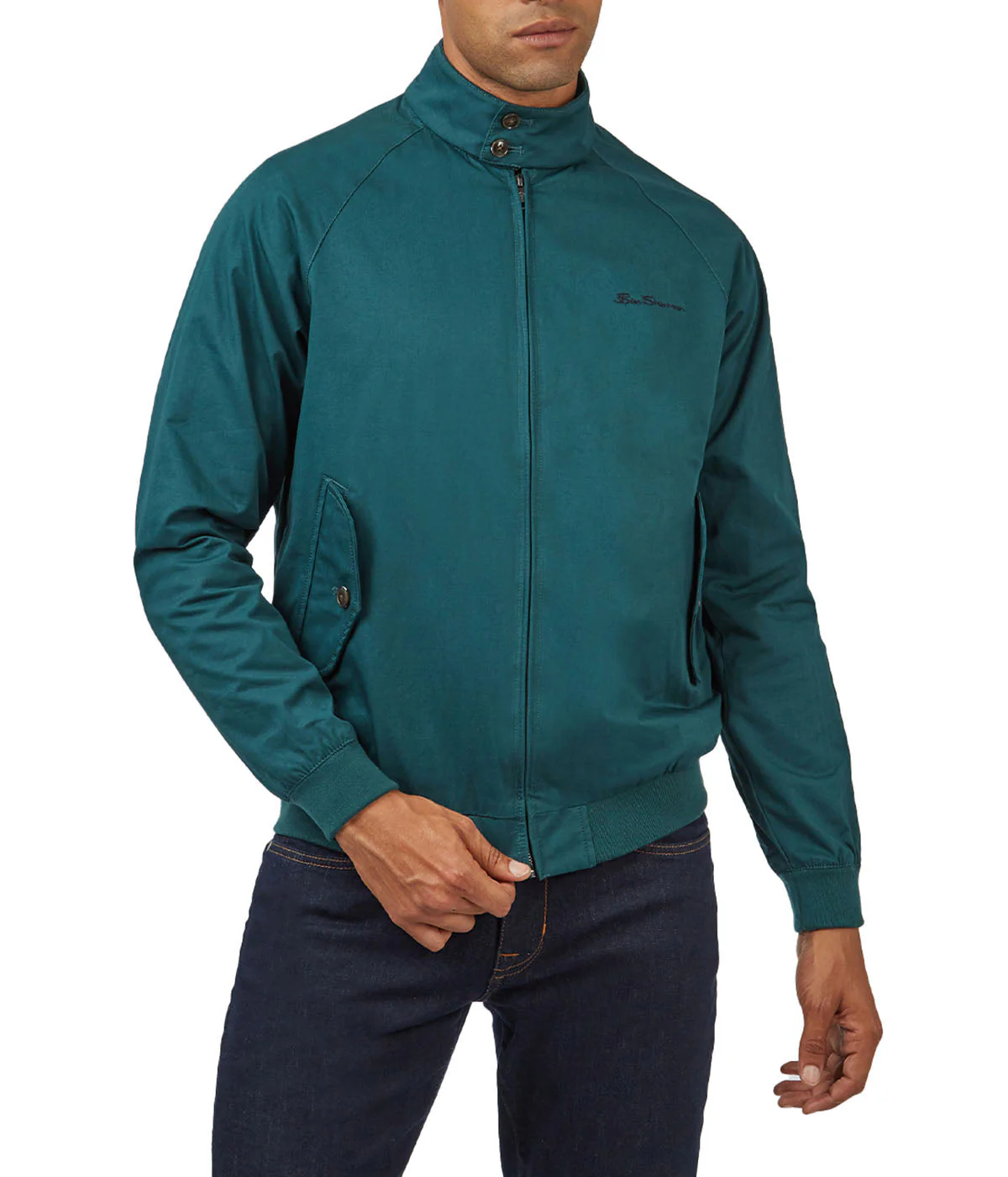 Signature Harrington Jacket with 2-Button Collar