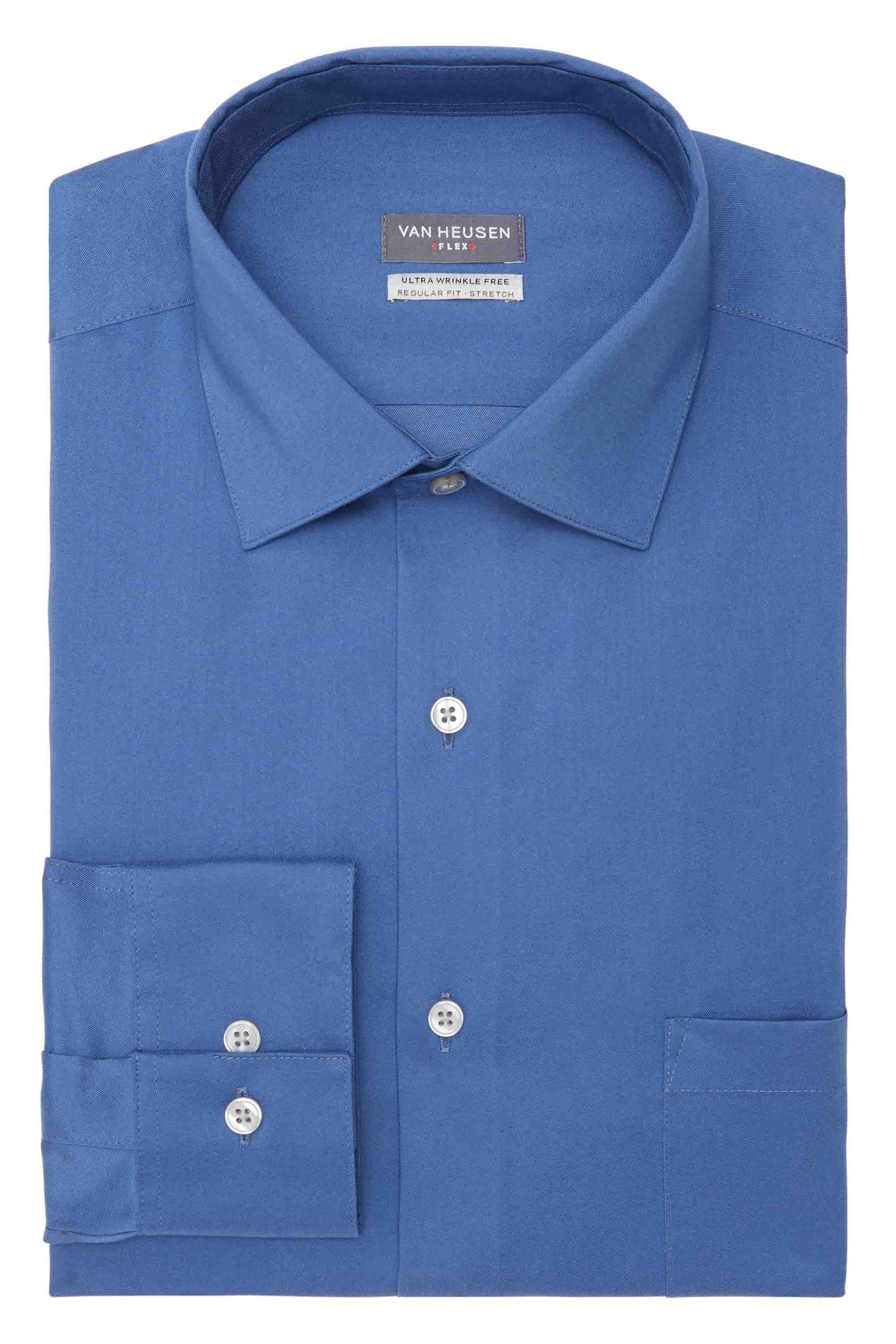 Van Heusen Regular Fit Ultra Wrinkle Free Stretch FLEX Solid - Image 12