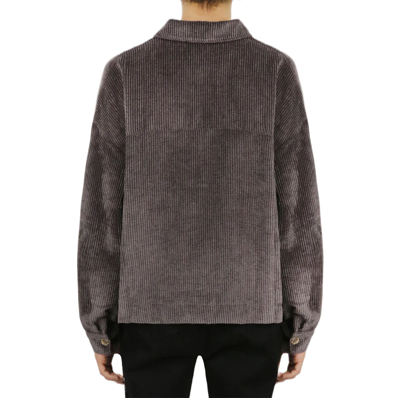 Velvet Corduroy Shacket - Image 9